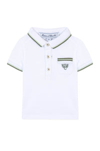 Jardin Secret Baby polo shirt - Laurier