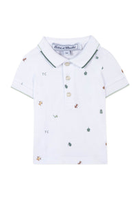 Polo Baby Jardin Secret - Vert d'eau