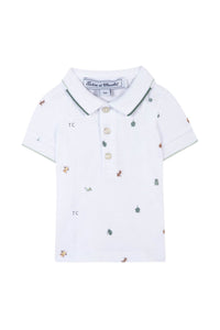 Polo Baby Jardin Secret - Vert d'eau