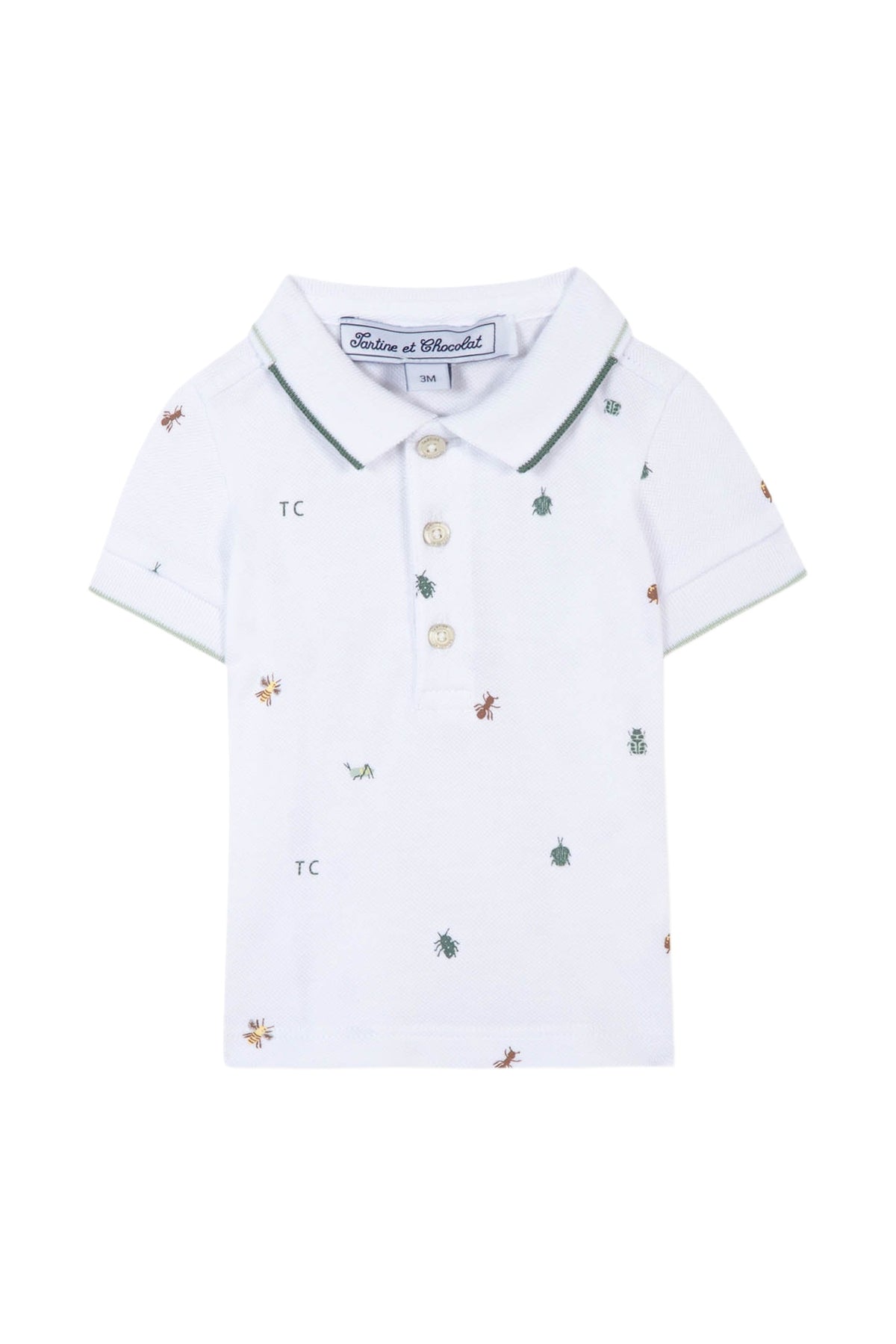 Polo Baby Jardin Secret - Vert d'eau