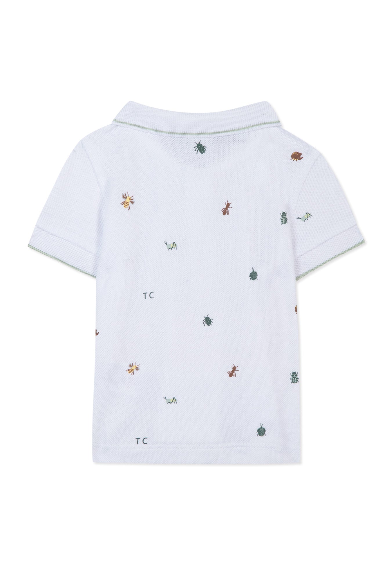 Baby Jardin Secret polo shirt - Water green