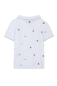 Polo Baby Jardin Secret - Vert d'eau