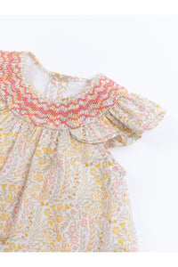 Baby Promenade Romantique blouse - Litchi