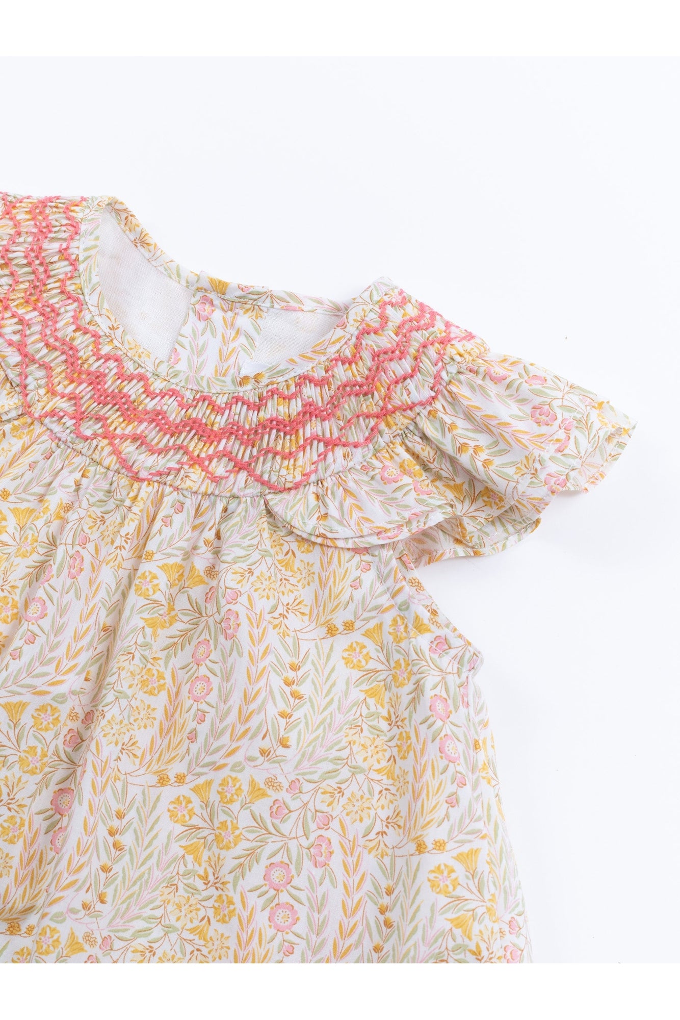 Baby Promenade Romantique blouse - Litchi