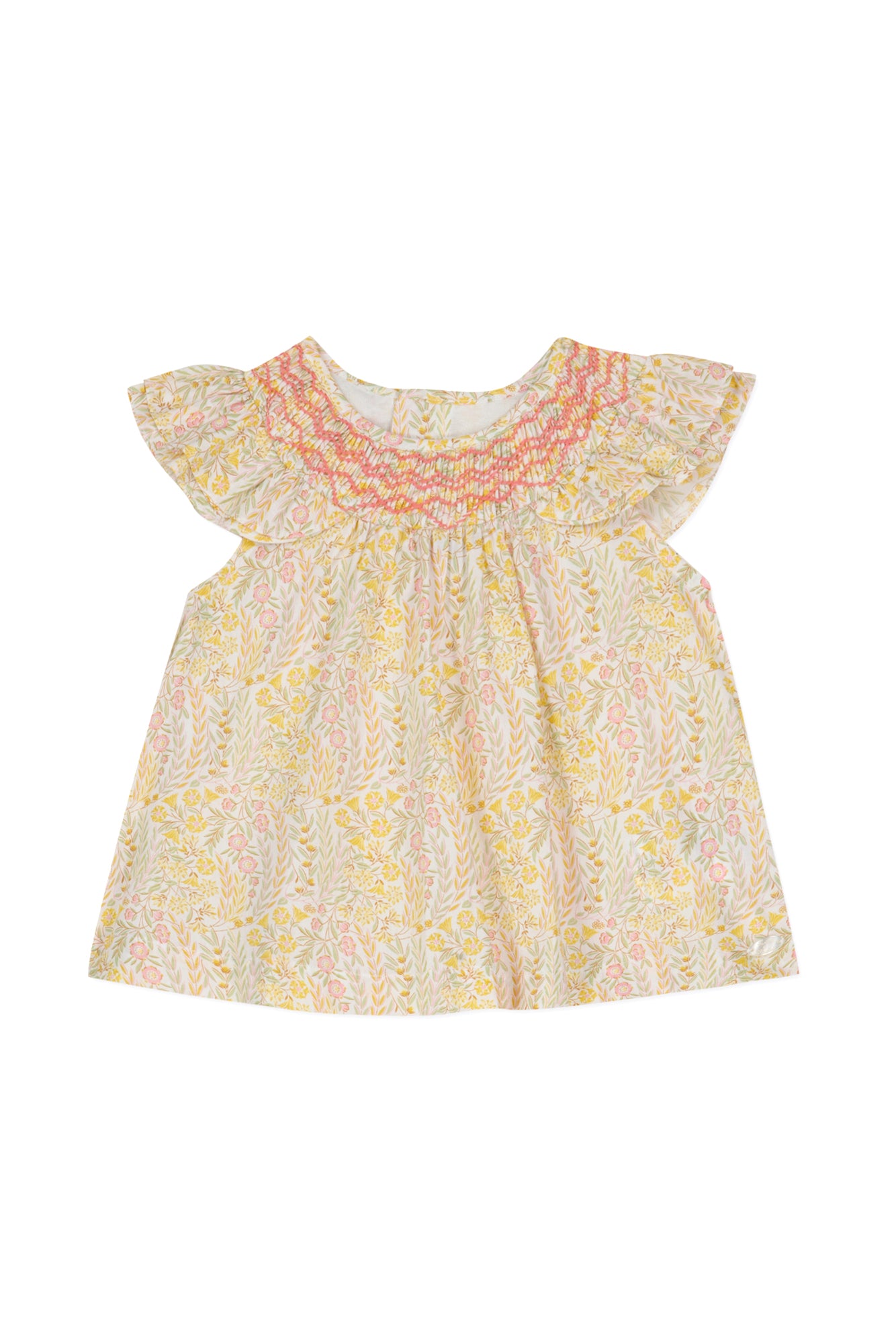 Baby Promenade Romantique blouse - Litchi