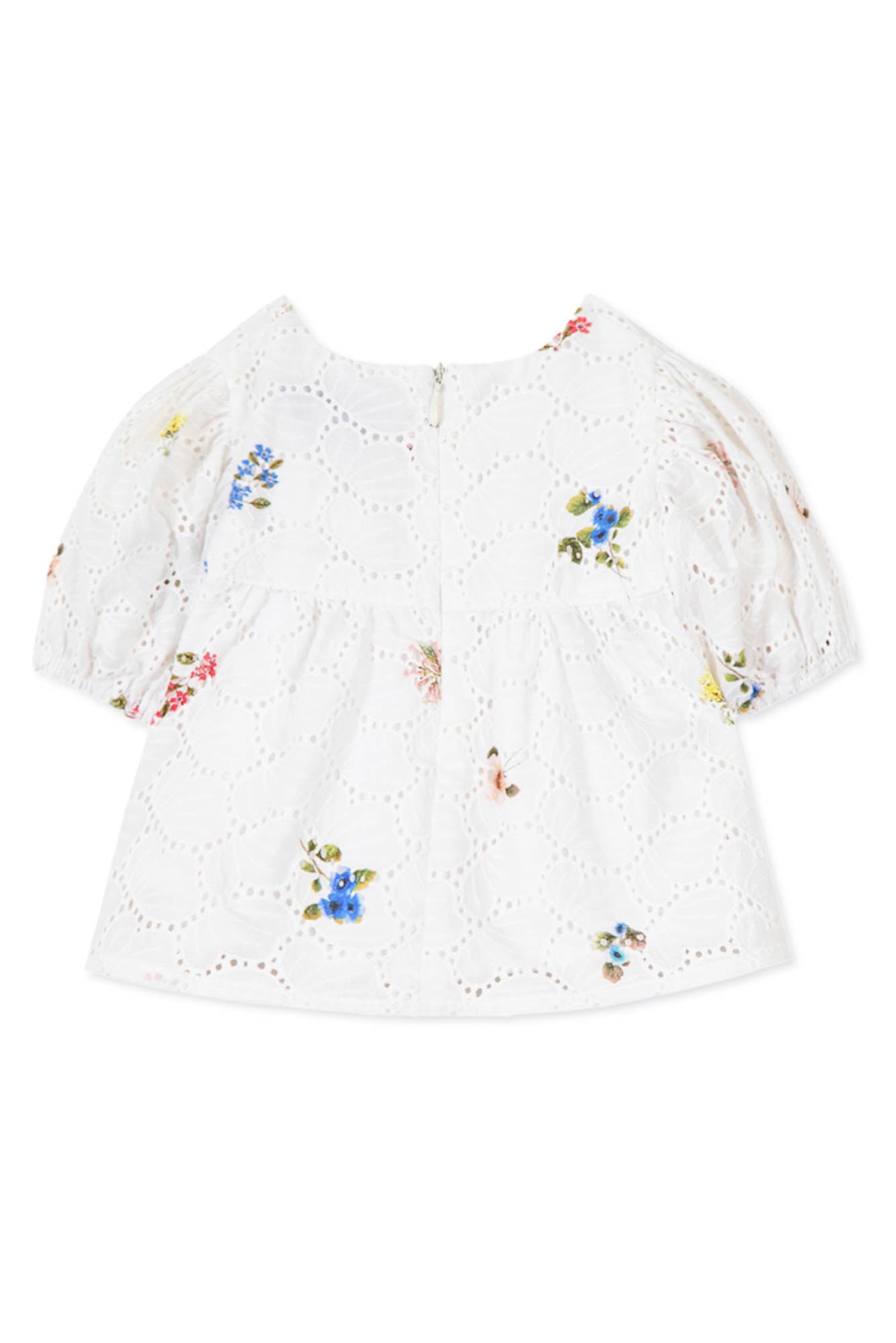 Blouse Baby Fleur D'Hibiscus - Blanc