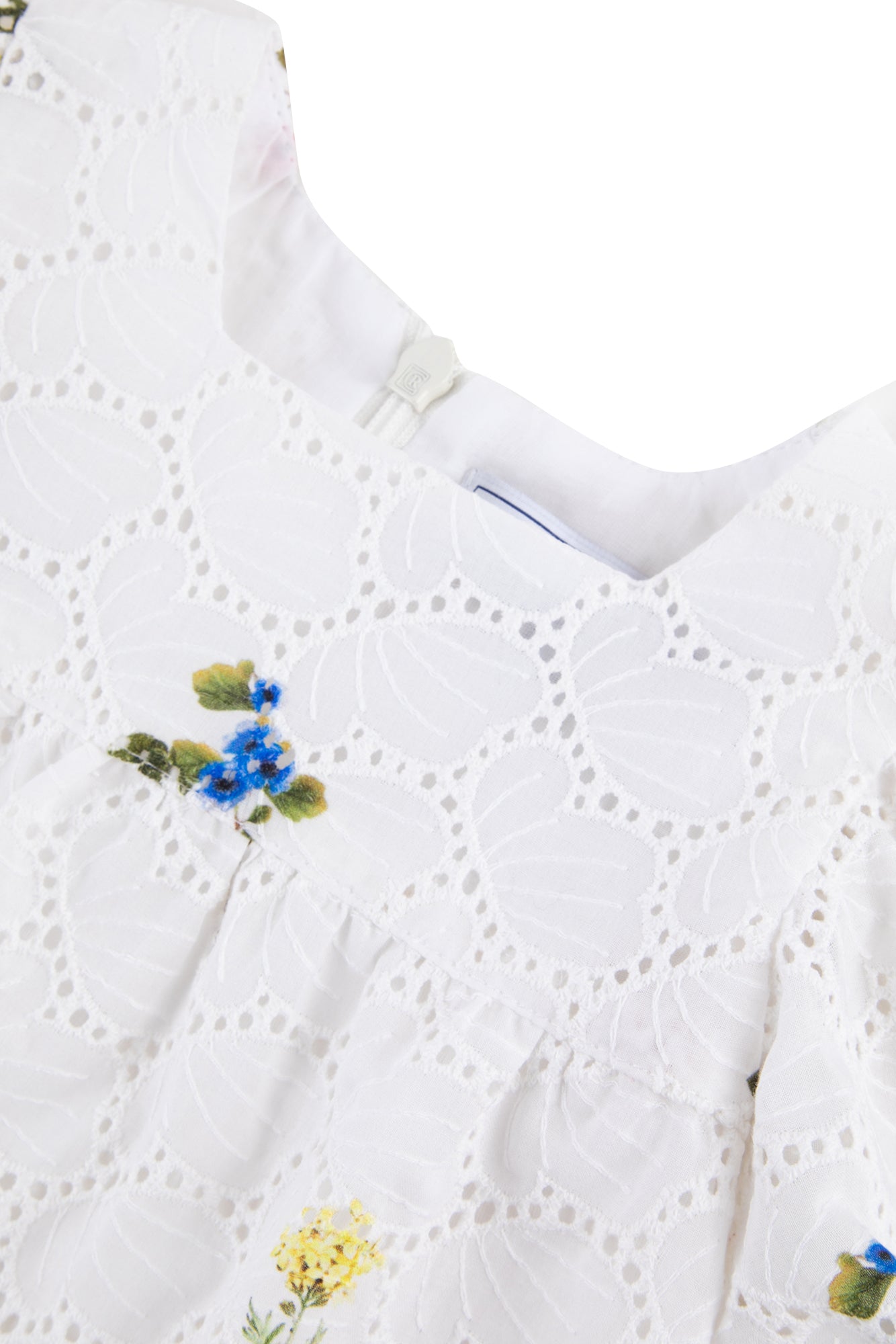 Blouse Baby Fleur D'Hibiscus - Blanc