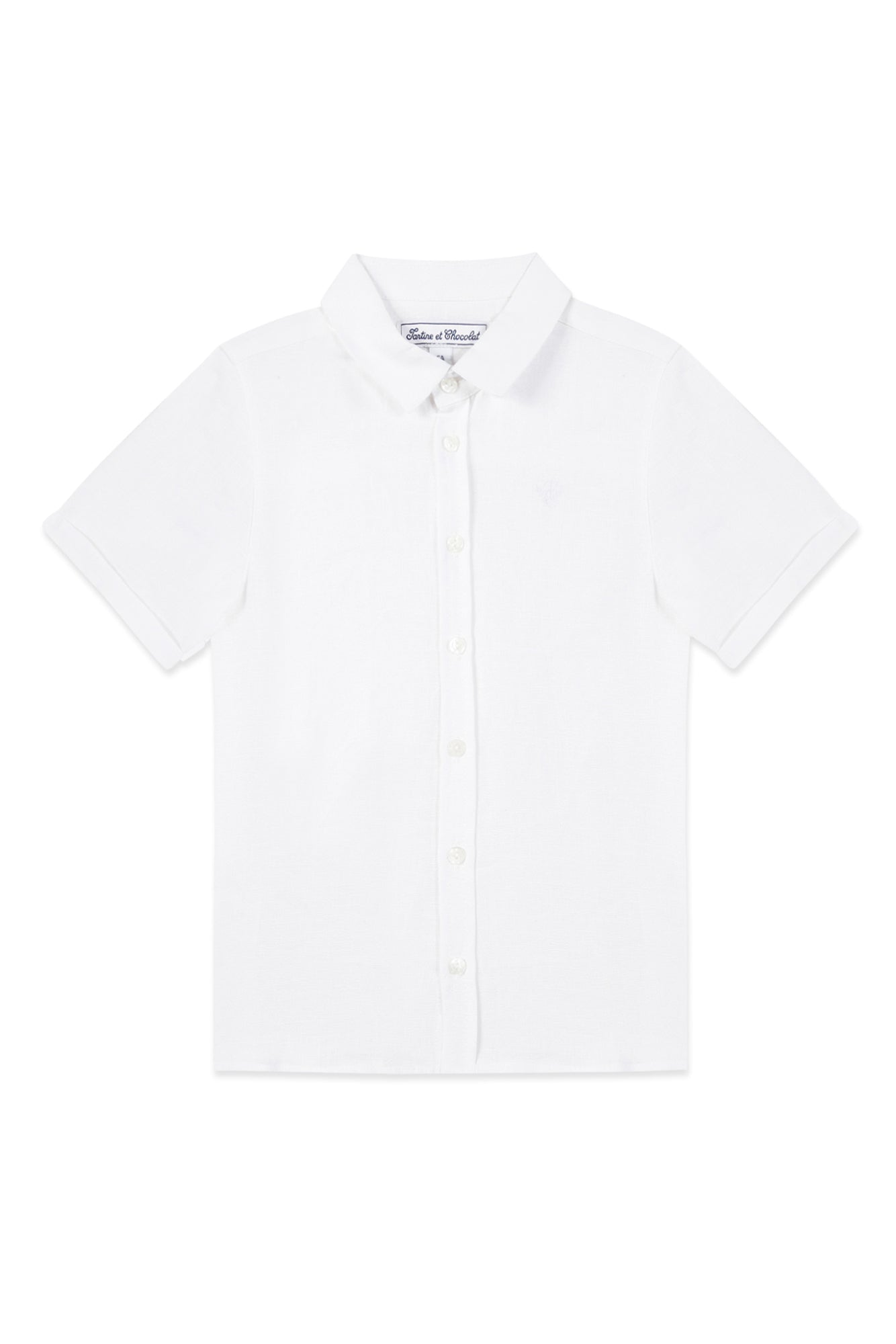 Chemise Ceremonie en lin - Blanc