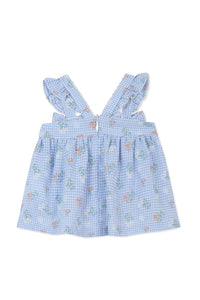 Blouse Baby Petit Air Campagne - Bleuet