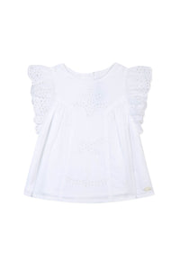 Baby Petit Air Campagne blouse - White