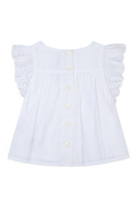 Baby Petit Air Campagne blouse - White