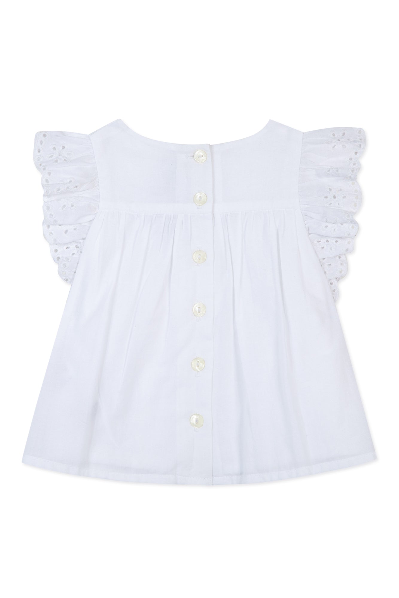 Baby Petit Air Campagne blouse - White