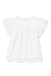 Chemisier Fleur D'Hibiscus - Blanc