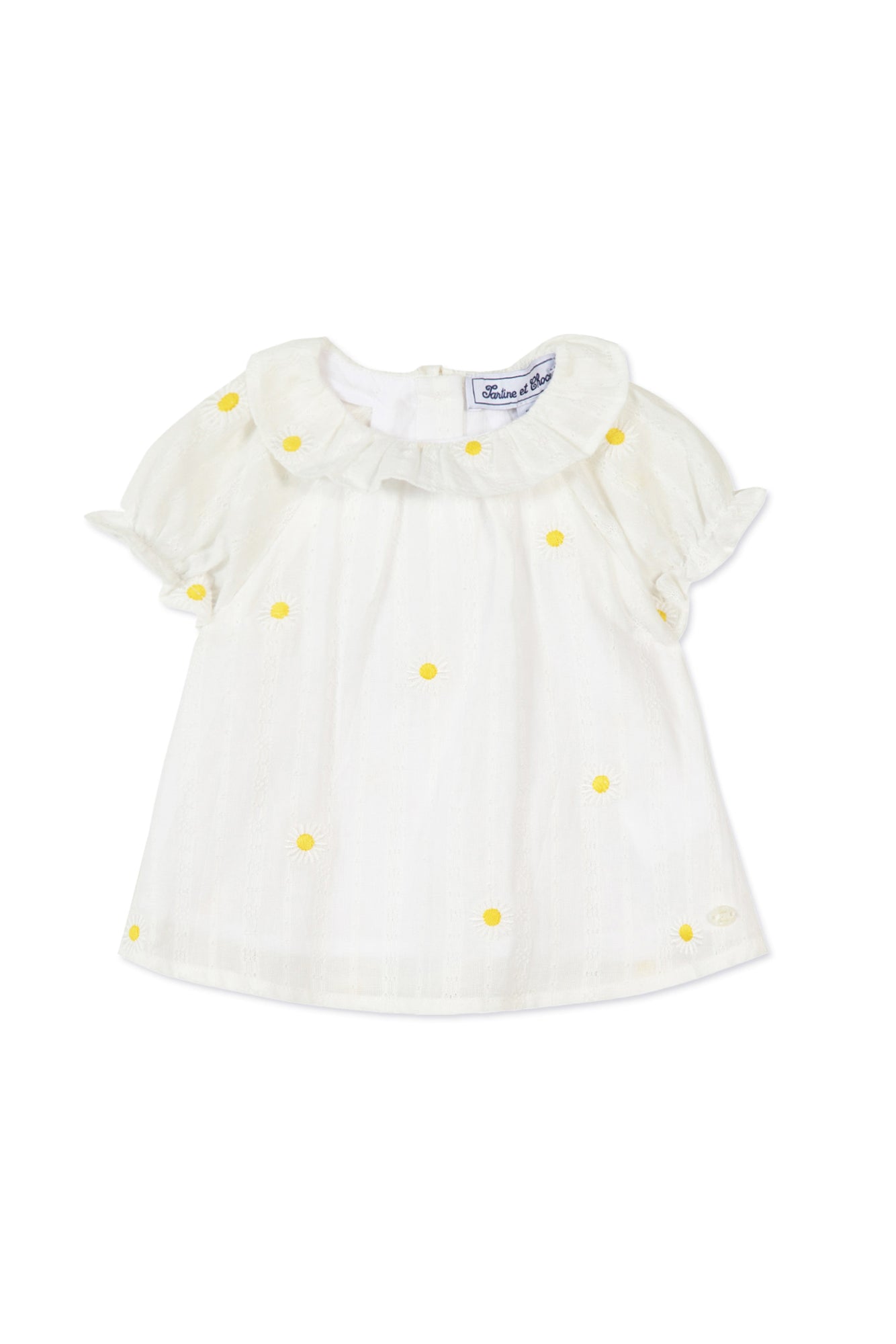 Baby Jardin Tropical blouse - White