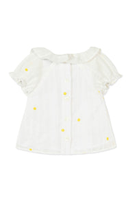 Baby Jardin Tropical blouse - White