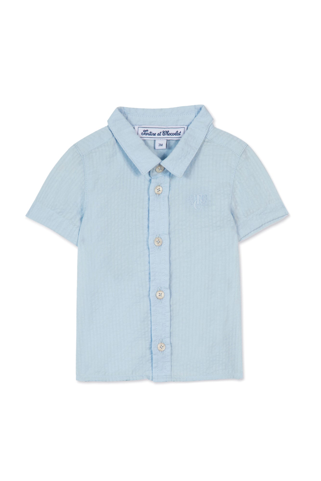 Chemise Baby Avenue De La Mer - Ciel