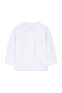 Baby Ceremonie linen shirt - White