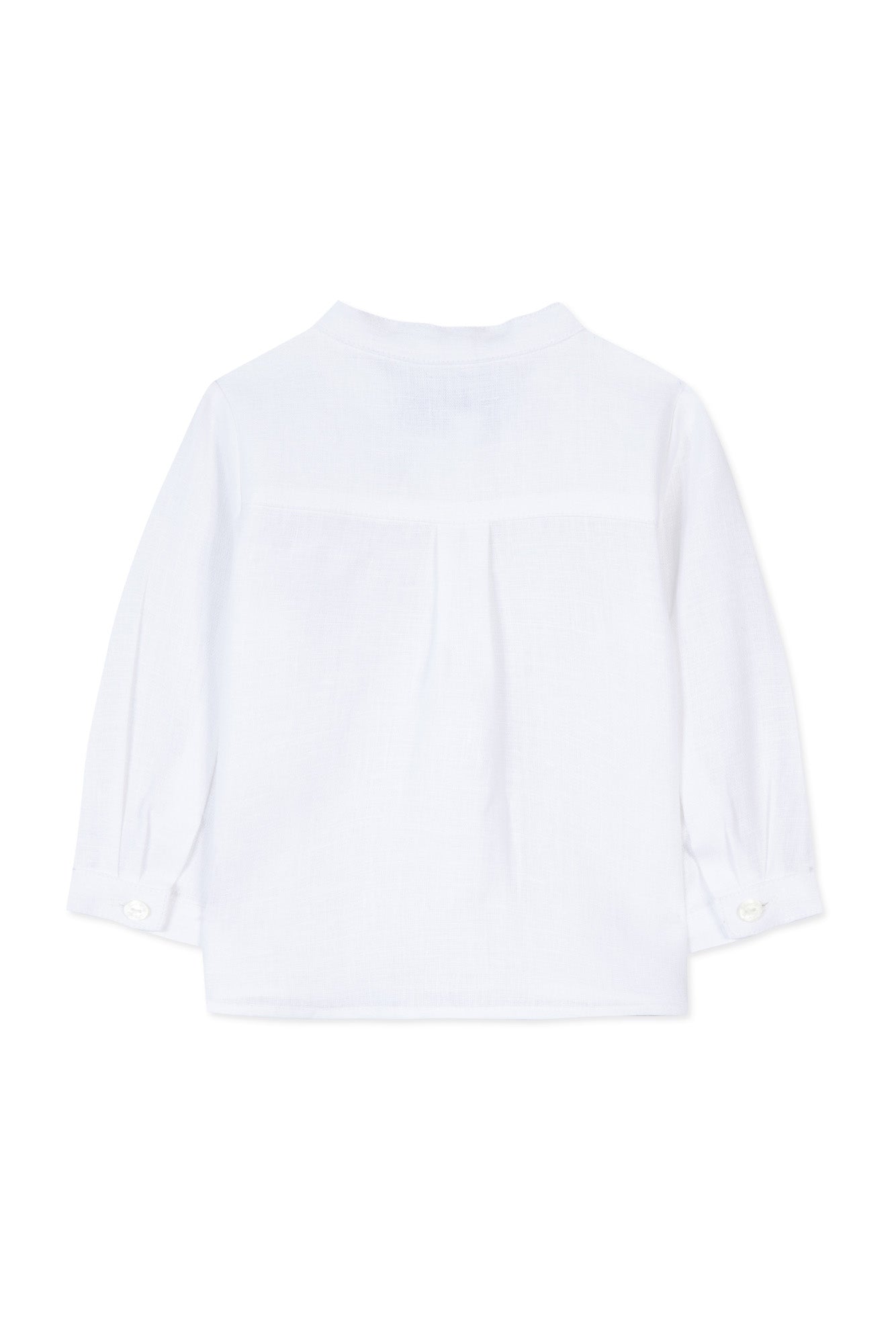 Baby Ceremonie linen shirt - White