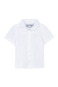 Baby Ceremonie linen shirt - White
