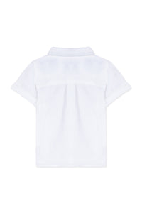 Baby Ceremonie linen shirt - White