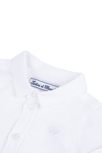 Baby Ceremonie linen shirt - White