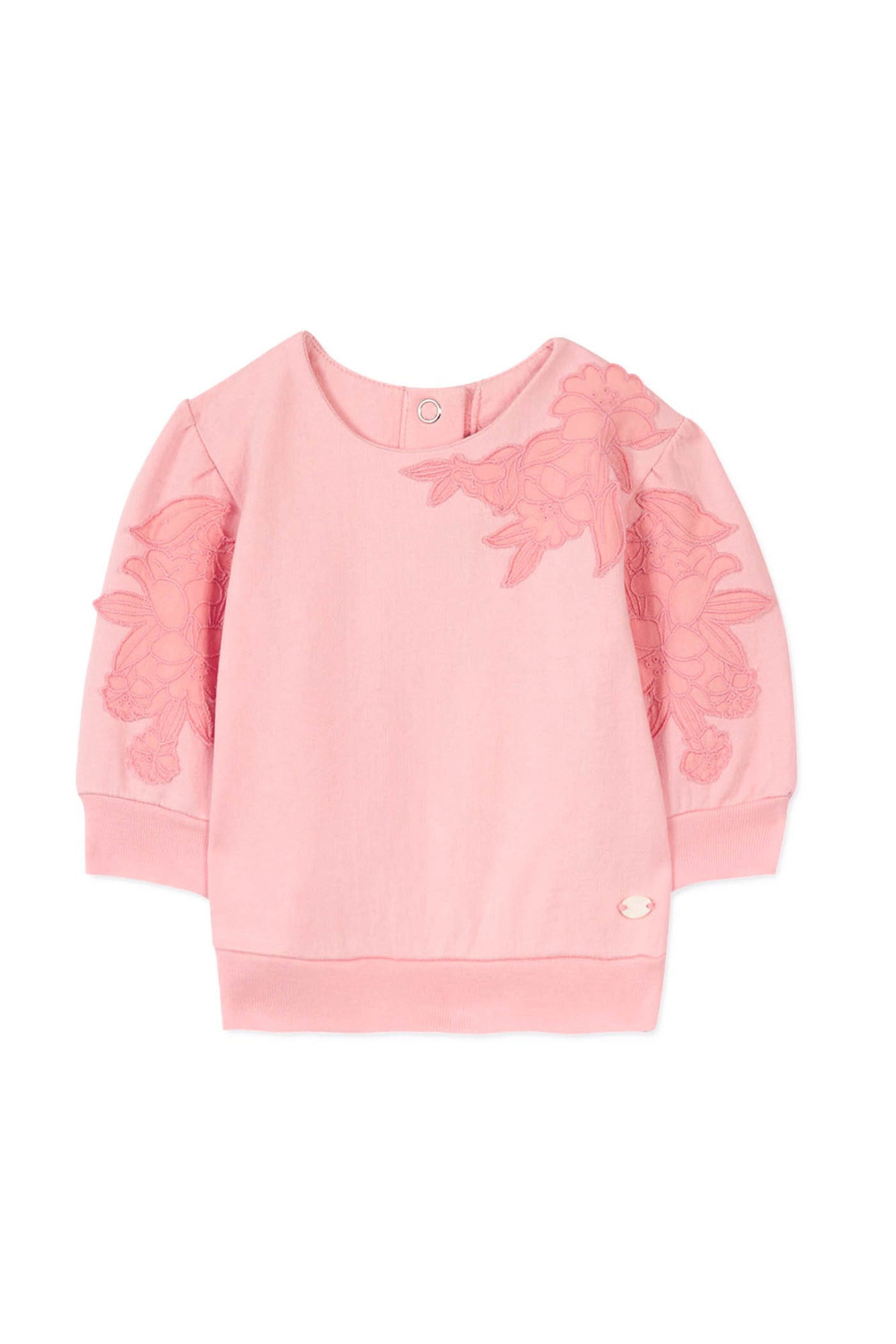 Sweat-shirt Baby Promenade Romantique - Litchi
