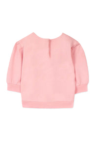 Sweat-shirt Baby Promenade Romantique - Litchi