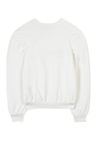 Promenade Romantique sweatshirt - Mother-of-pearl