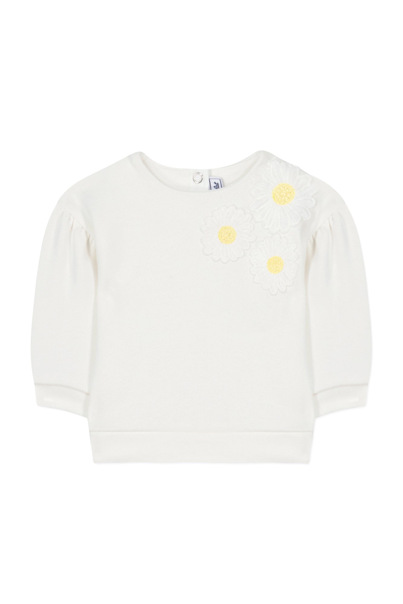 Baby Jardin Tropical sweatshirt - Mother of pearl