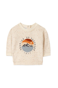 Baby Road Trip Sweatshirt - Mottled Linen