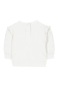 Sweat-shirt Baby Promenade Romantique - Nacre
