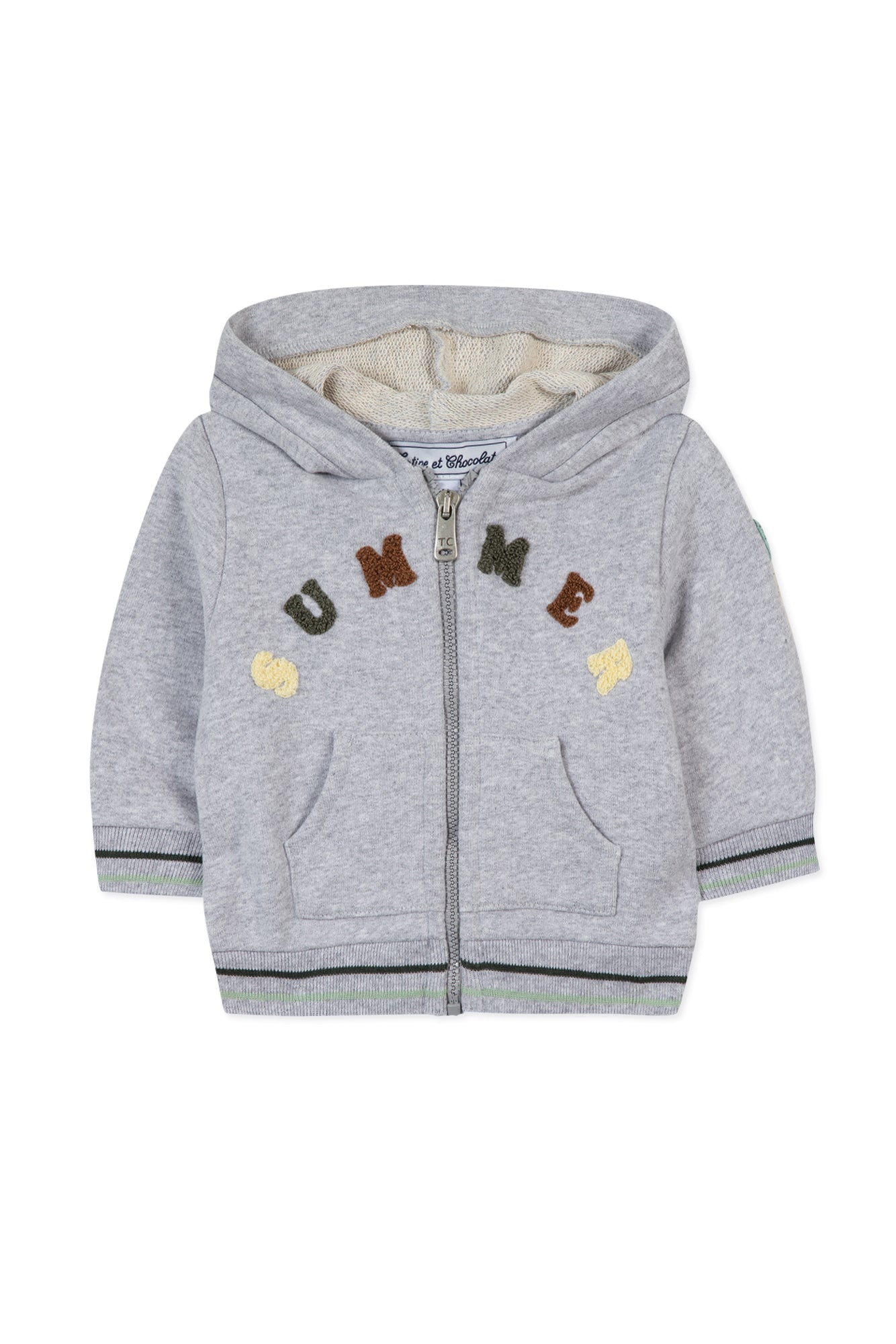 Jardin Secret Baby Vest - Mottled Grey