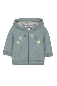 Jardin Secret Baby Vest - Washed Mottled Laurel