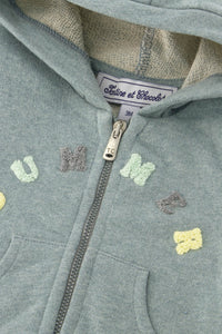 Jardin Secret Baby Vest - Washed Mottled Laurel
