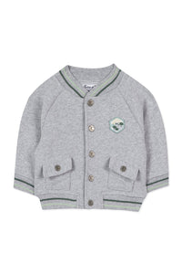 Gilet Baby Jardin Secret - Gris Chiné