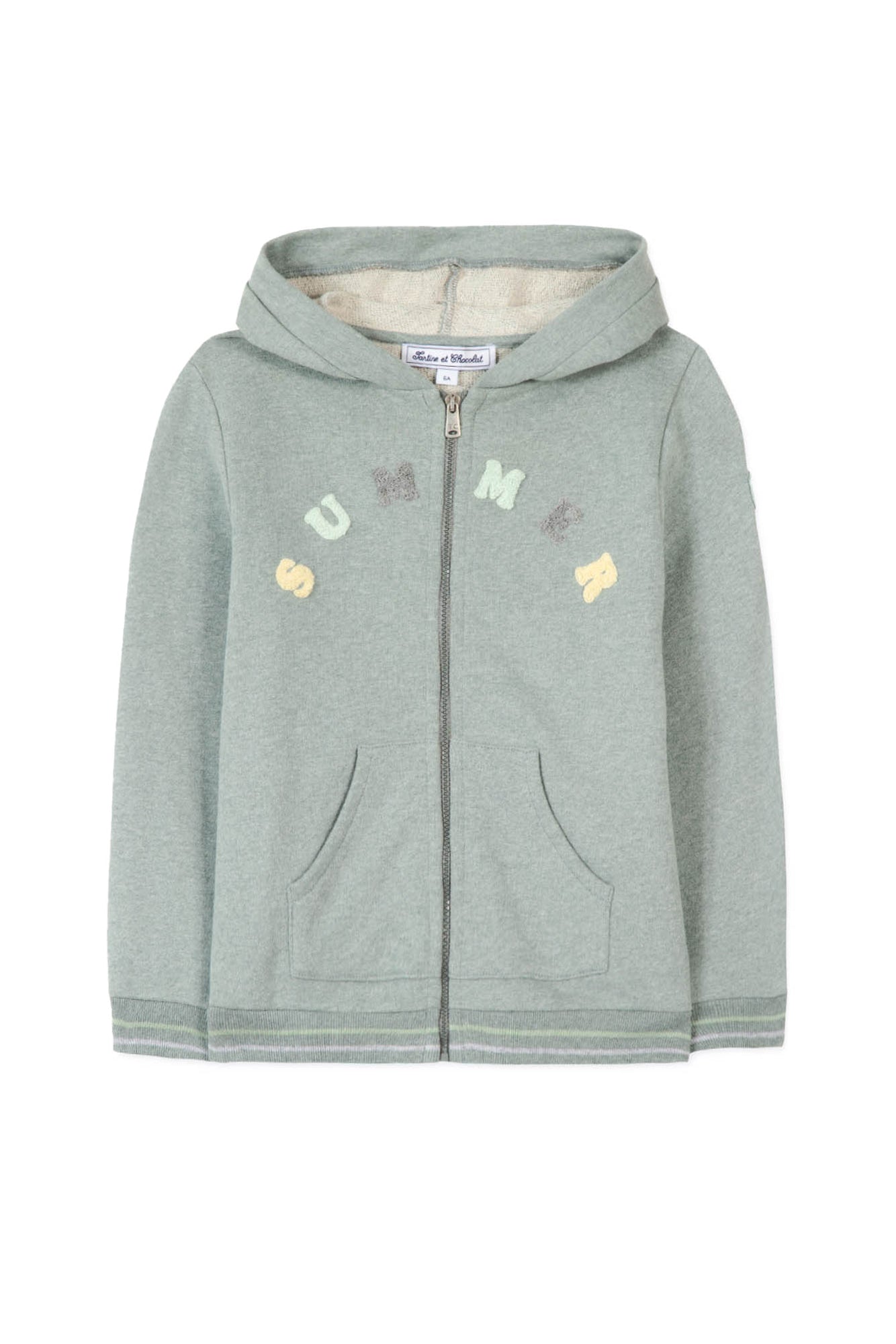 Gilet Jardin Secret - Laurier Lavé Chiné
