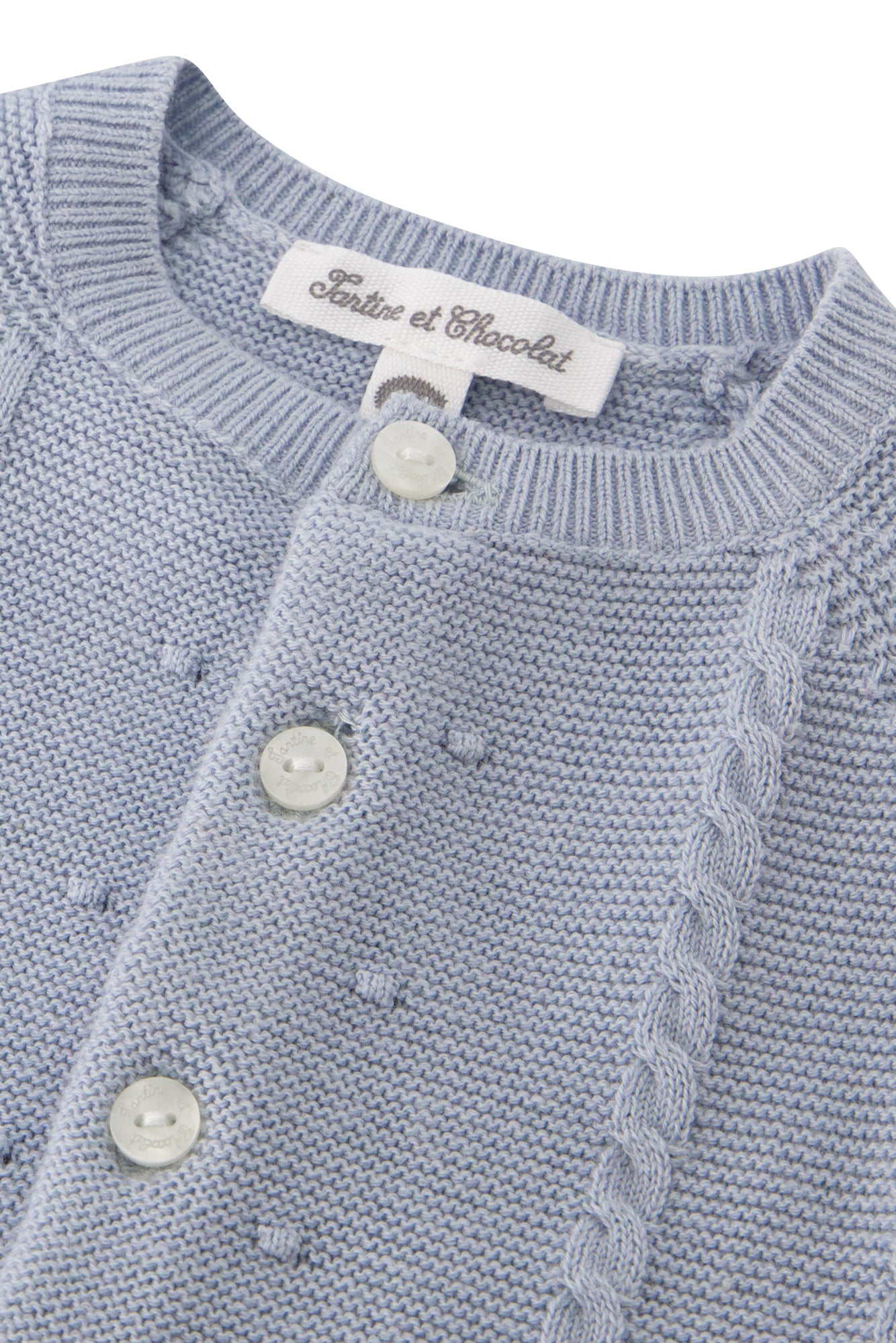 Gilet Premier Trousseau - Bleu Grisé