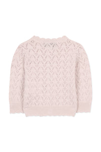 Jardin Tropical Baby Cardigan - Light Pink