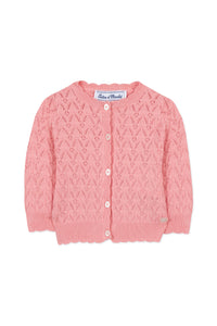 Cardigan Baby Promenade Romantique - Litchi
