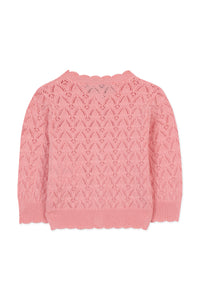 Cardigan Baby Promenade Romantique - Litchi