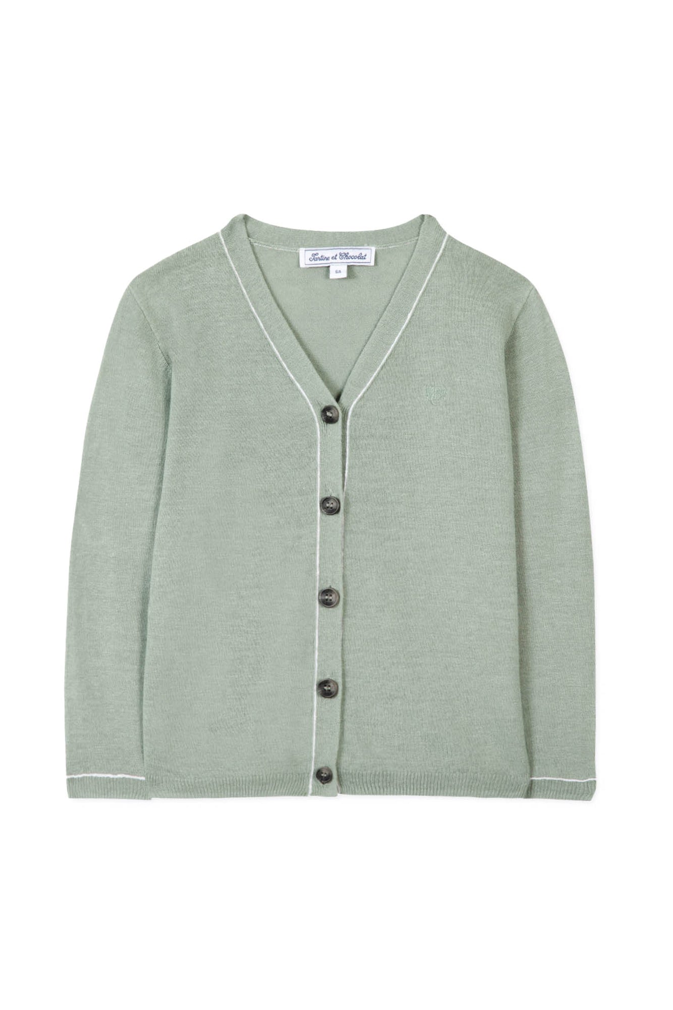 Jardin Secret Linen cardigan - Laurier Lave