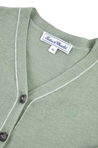 Jardin Secret Linen cardigan - Laurier Lave
