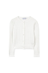 Cardigan Bord De Mer - Blanc Off White