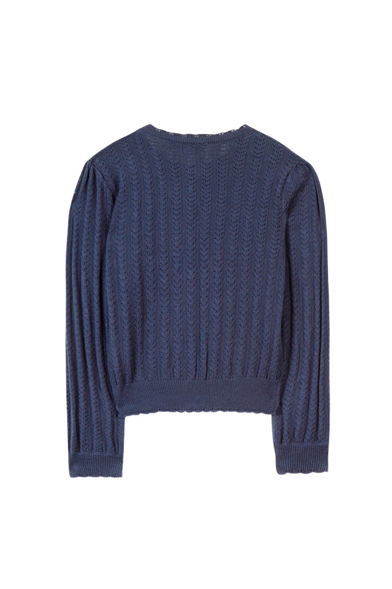 Cardigan Fleur D'Hibiscus - Marine