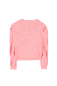 Romantic Walk Cardigan - Litchi
