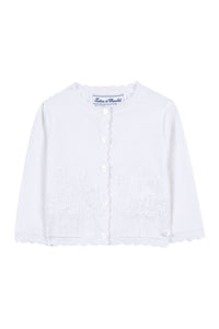 Cardigan Baby Promenade Romantique - Nacre