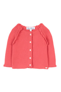 Baby Fleur D'Hibiscus Cardigan - Hibiscus