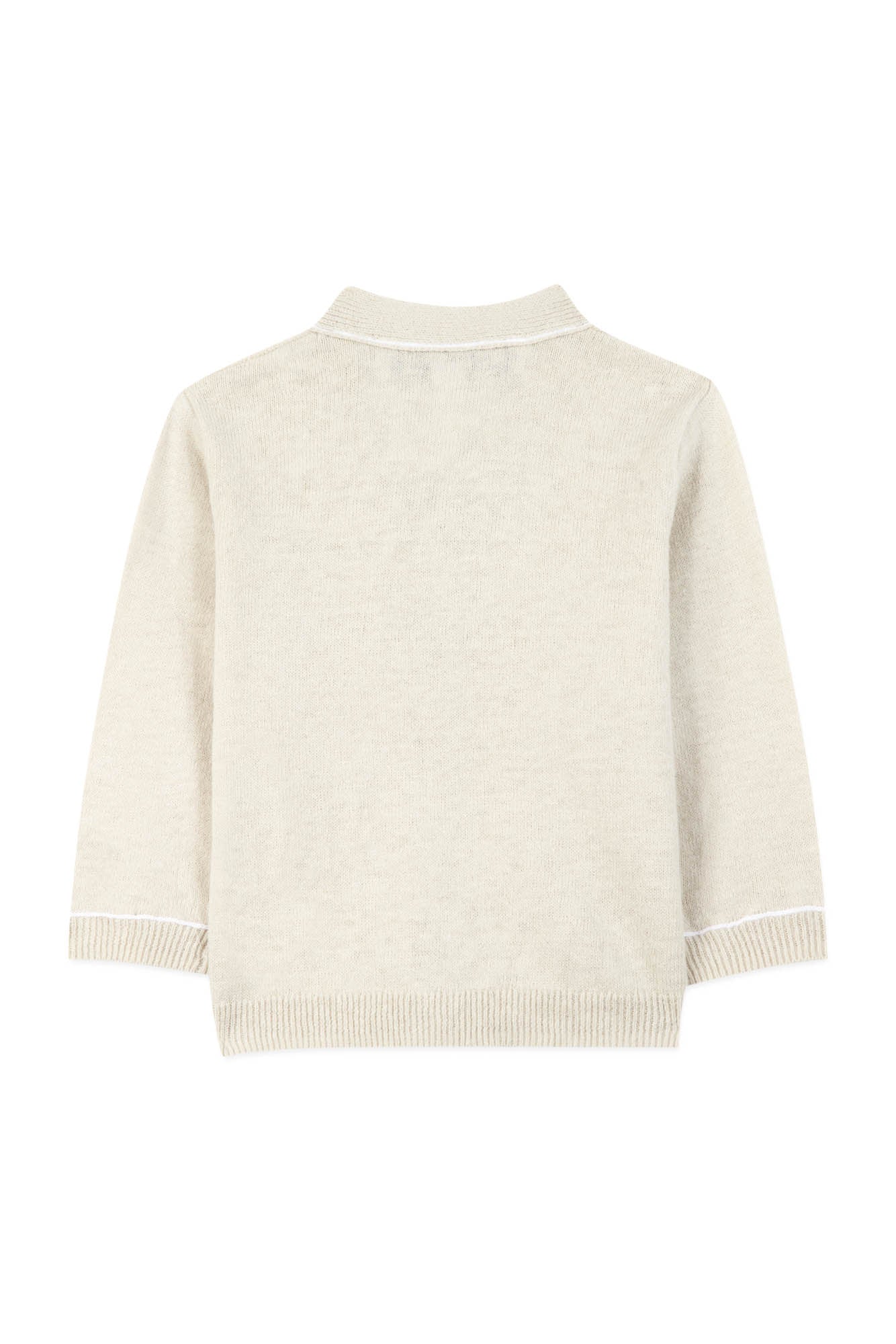 Avenue De La Mer baby cardigan in linen - Lin Chiné