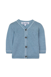 Baby Road Trip waistcoat in linen - Horizon
