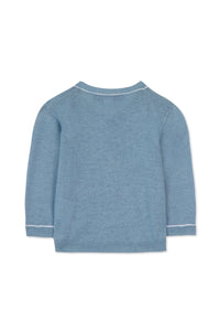 Baby Road Trip waistcoat in linen - Horizon